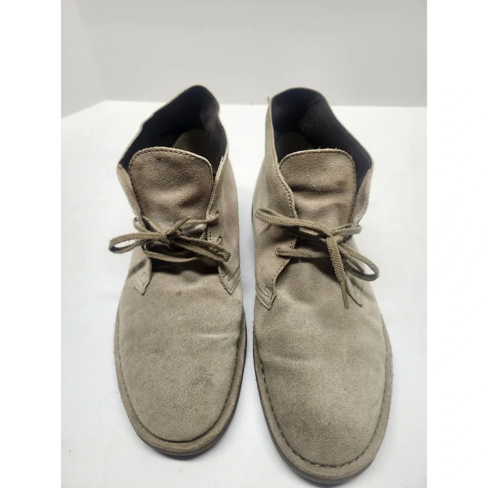 Clarks Bushacre 2 Mens 11.5 M Taupe Sand Suede Chukka Desert Boots 26082285